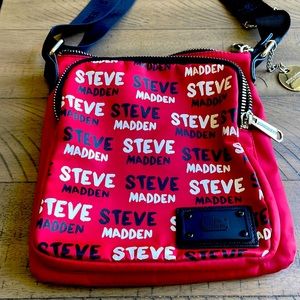 Steve Madden Red, Black & White Crossbody